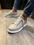 J814 Bağcıklı Ortopedik Taban Erkek Günlük Süet Sneaker Spor Ayakkabı Bt Taş Gri 1