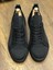 J112 Bağcıklı Ortopedik Taban Triko Erkek Spor Sneaker Ayakkabı St Siyah 2