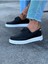 J506 Bağcıklı Ortopedik Taban Erkek Sneaker Günlük Ayakkabı Bt Siyah 2