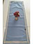 Naturel Organik Otantik Jüt Yumuşak %100 Pamuklu Keten Güpürlü Runner 45X115 cm 4
