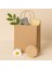 Kraft Mini Burgu Saplı Çanta 15 cm x 8 cm x 20 cm ( 25 Adet ) 4