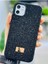 Aksesuar Iphone 11 ile Uyumlu Elmas Tasarımlı Taşlı Işıltılı Parlak Pırlanta Silikon Kılıf 3