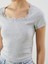 Yeni Sezon U Yaka Dantel Detayli Crop - S5P484Z8 3