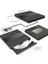 Harici USB 3.0 ve Type-C Dvd-Rom Dvd-Rw Optik Sürücü, USB ve Type C Kablolu, Pc, Tablet, DVD Player, Çizgili Metal Tasarım Ultra Slim CD Rom Okuyucu X350 3