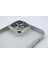 iPhone 12 Pro Max Uyumlu Kenarları Renkli Lazer Kamera Lens Korumalı Lüks Silikon Kılıf (Silver) 2