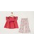 Kurdele ve Çiçek Detaylı Ispanyol Paça 2 Li Takım 2