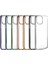 iPhone 12 Mini / 13 Mini Uyumlu Magic Glitz Ultra-Thin Transparent Protective Soft Tpu Kapak (Gümüş Rengi, iPhone 12 Mini / 13 Mini) 2