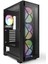 Aır 1000 Premium Siyah Atx Orta Kule Kasa - 3 x 140 Mm, 1 x 120 mm Argb Fanlar Önceden Takılmış - Döner Cam Yan Panel - Hem Çıkarılabilir Mesh Hem De Temperli Cam Ön Panel 1