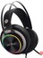 James Donkey 712 Siyah 7.1 Surround Rgb Gaming Kulaklık Neodimyum 50MM Sürücüler 112DB Hassas Mikrofon -43DB Rgb LED Aydınlatmalı Manuel + Yazılımla Ses Kontrol USB Bağlantı ve Ses Kartı 1