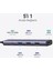 USB C Hub, Pd 100W, 4K Hdmı, MacBook Pro/air, iPad Pro/air, Surface Pro/go, Galaxy Tab, Galaxy S23/S22 Vb. ile Uyumlu USB A 3.0. 3