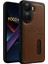 Xiaomi Poco X7 Pro Kılıf Sara Kartvizitli Deri Kılıf - Taba Gnzrz 1