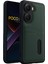 Xiaomi Poco X7 Pro Kılıf Sara Kartvizitli Deri Kılıf - Koyu Yeşil Gnzrz 1