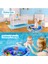 Mavi Pvc Şişme Su Oyun Matı, Bebek ve Çocuklar Için Eğlenceli ve Geliştirici 1