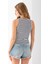 Kadın Bisiklet Yaka Çizgili Basic Body Lacivert - 25510 8