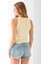 Kadın Bisiklet Yaka Çizgili Basic Body Sarı - 25510 8