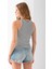 Kadın Bisiklet Yaka Çizgili Basic Body Siyah - 25510 8