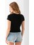 Kadın Bisiklet Yaka Pamuklu Basic Body Siyah - 25873 8