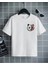 Unisex Çocuk Baskılı T-Shirt - Beyaz 1
