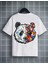 Unisex Çocuk Baskılı T-Shirt - Beyaz 2