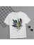 Kız Çocuk Baskılı T-Shirt - Beyaz 1