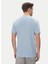 Bisiklet Yaka Açık Mavi Erkek T-Shirt XM000555 AF10358 U9360 T-Shırt 4