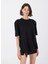Siyah Kadın Bisiklet Yaka Regular Fit T-Shirt 3F8NL107B 1