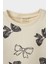 Kız Bebek 2'li Takım Fiyonk Desenli Sweatshirt İspanyol Paça Tayt F0508A525AU 3