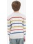 Erkek Çocuk Çizgili Bisiklet Yaka Triko Kazak F3742A825WN 5
