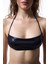 Shale Minimal Kesim Antrasit Bandeau Bikini Üstü 2