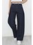 Büzgü Detaylı Baggy Kot Pantolon Koyulaci 4