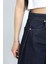 Büzgü Detaylı Baggy Kot Pantolon Koyulaci 5