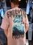 Desenli Oversize T-Shirt 1