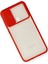 Samsung Galaxy A11 Kılıf Palm Buzlu Kamera Sürgülü Silikon - Kırmızı - PZRCR3948-5036 3