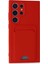 Samsung Galaxy S24 Ultra Kılıf Kelvin Kartvizitli Silikon - Kırmızı - PZRCR5267-7001 1