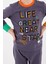 Life Great Near Star Antrasit Erkek Çocuk Uzun Kol Pijama Takım 2