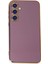 Samsung Galaxy S23 Fe Kılıf Volet Silikon - Mor Glstd 1