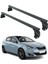 Peugeot 308 20213-2021 Oluksuz Üst Tavan Portbagaj Taşıyıcı Ara Atkısı Toros Serisi Pro 4 Siyah 1
