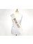 Beyaz Üzeri Altın Büyük Bride To Be Yazılı Simli Işıltılı Kuşak Kemer 10 cm Genişlik (5047) 2