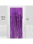 Işıltılı Duvar ve Kapı Perdesi Mor Renk 90X200 cm (5047) 1
