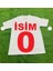 Isime Özel Baskılı Türkiye Retro Beyaz Milli Takım Yetişkin Tişört Halı Saha Forması 1