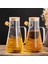 Bambu Kapaklı 900ML Borosilikat Cam Yağlık & Sosluk 5