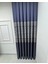 Nivemeshome Avşa DESEN:632349 502 Lacivert 1/3 Sık Pile Fon Perde Apm 1