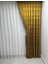 Nivemeshome Istanbul Hardal 1/3 Sık Pileli Fon Perde Apm 5