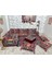 Şark Köşesi Milas Desenli Minderli Köşe Takımı Bordo 3