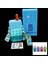 Telefon Modeli Renkli Mika Kristal Suluk Matara Pipetli - Vidalı Kapak - Askılı 300ML (5047) 1