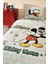 Tek Kişilik Ranforce Disney Lisanslı Lastikli Çarşaf Çocuk Pike Takımı Mickey Mouse Positive 2