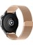 Huawei Watch Gt5 46MM Uyumlu Manyetik Milanese Loop Metal Kordon 2