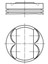 Mahle-Knecht-Behr 0093201 Motor Pıston Segman Brava Bravo Palıo Sıena Marea 1.6 16V 86.80MM 040 1