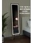 LED Işıklı Boy Aynası Lazer Kumlamalı 145X35 cm 1