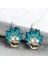 Rick And Morty Kafası Şekilli Mineli Kadın Küpe Çift Adet El Yapımı Küpe 3